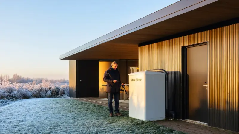 Thuisbatterij temperatuur effect capaciteit winter